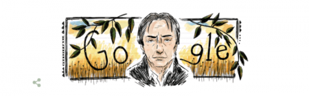 غوغل يحتفل بذكرى ميلاد ألان ريكمان